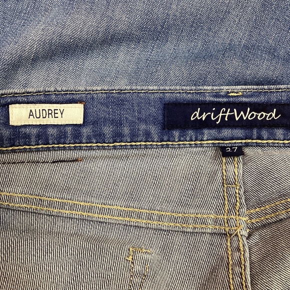 Driftwood Audrey Embroidered Straight Leg Jeans - Picture 9 of 13